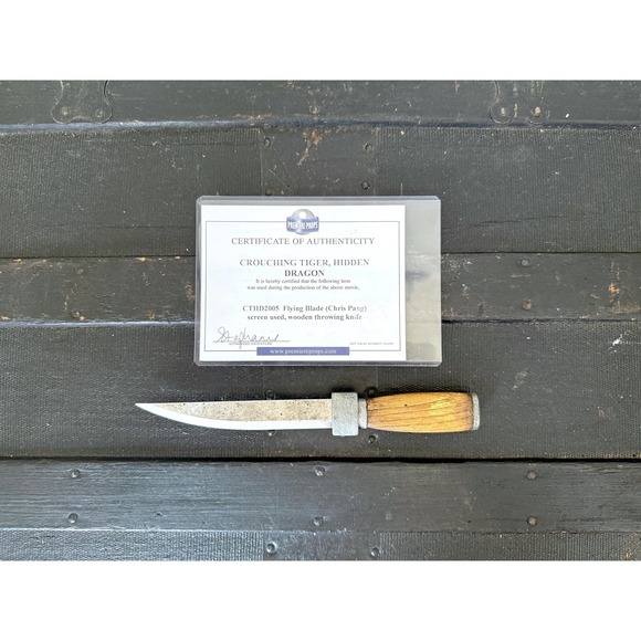 Crouching Tiger Hidden Dragon Screen MOVIE PROP – Chris Pang Flying Blade w/COA - Picture 2 of 7